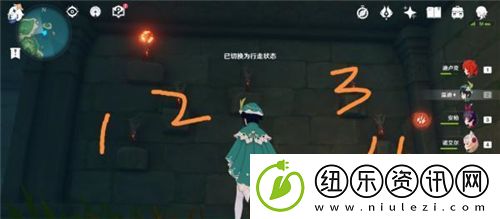 原神鹤观遗迹火把解密攻略-原神鹤观遗迹火把点燃顺序