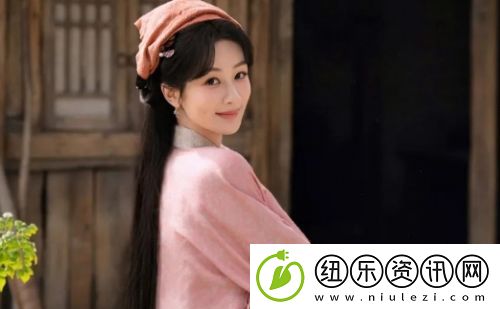杨紫新剧家业一席粉衣太可爱