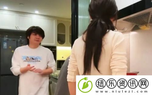 呆妹儿邀请男主播来家包饺子