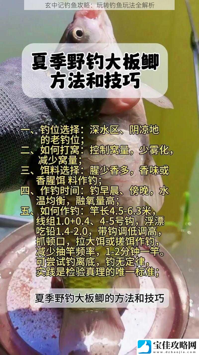 玄中记钓鱼攻略：玩转钓鱼玩法全解析