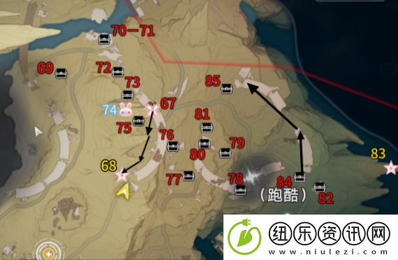 鸣潮荒石高地100%全收集攻略