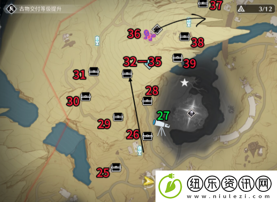 鸣潮荒石高地100%全收集攻略
