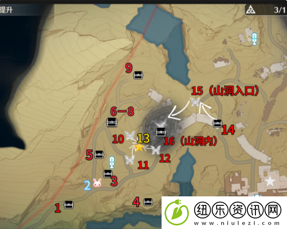 鸣潮荒石高地100%全收集攻略