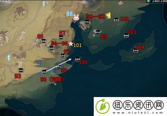 鸣潮荒石高地100%全收集攻略