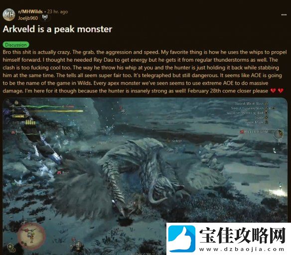 玩家热议怪物猎人