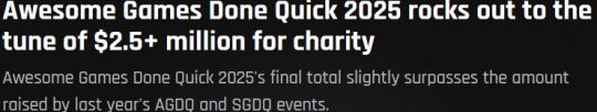 速通大赛AGDQ