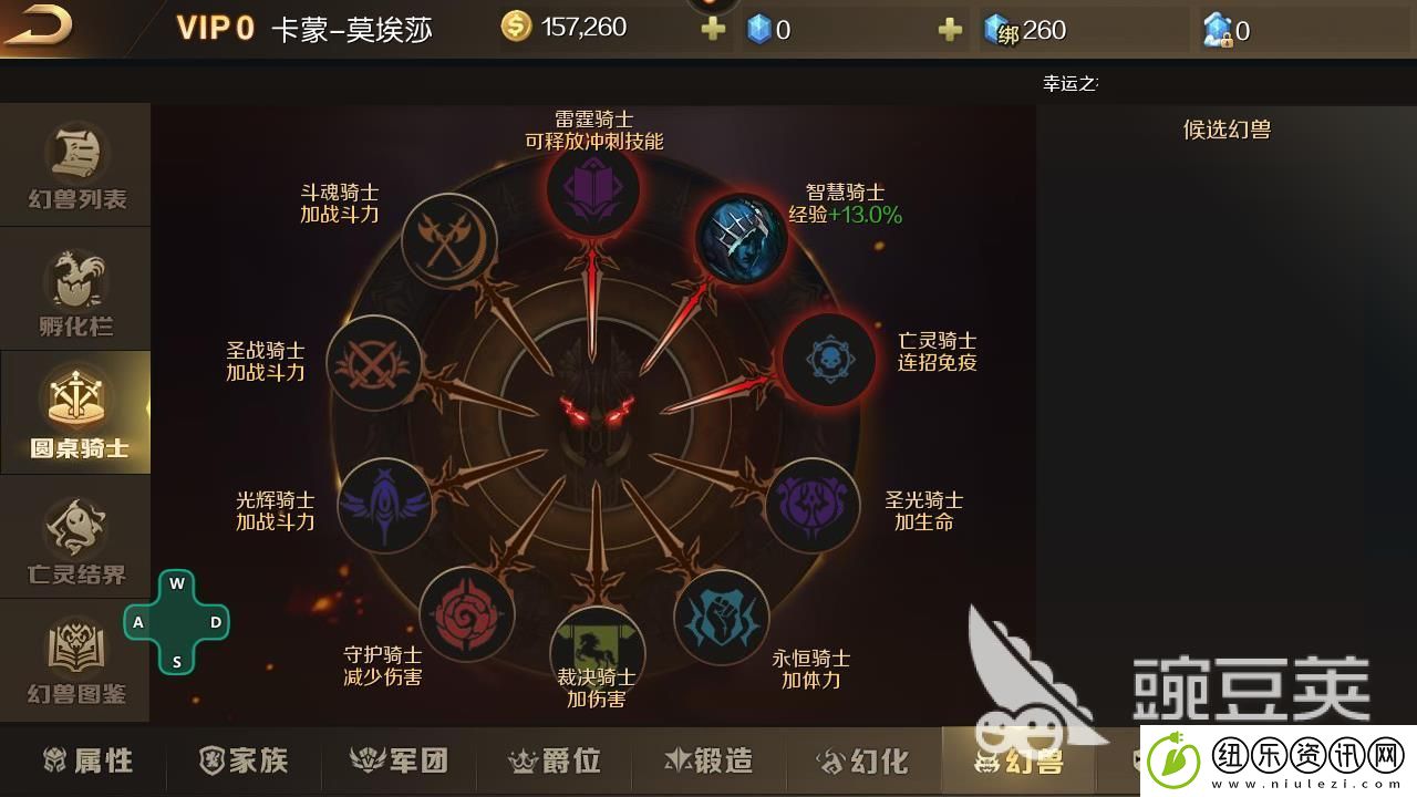 魔域手游战士怎么带风珠幻兽