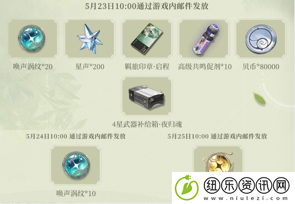 鸣潮公测福利有哪些