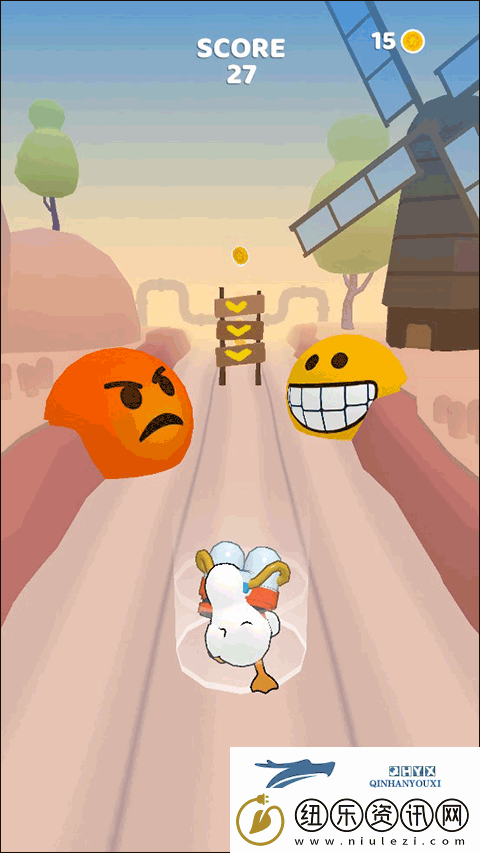 鸭子快跑